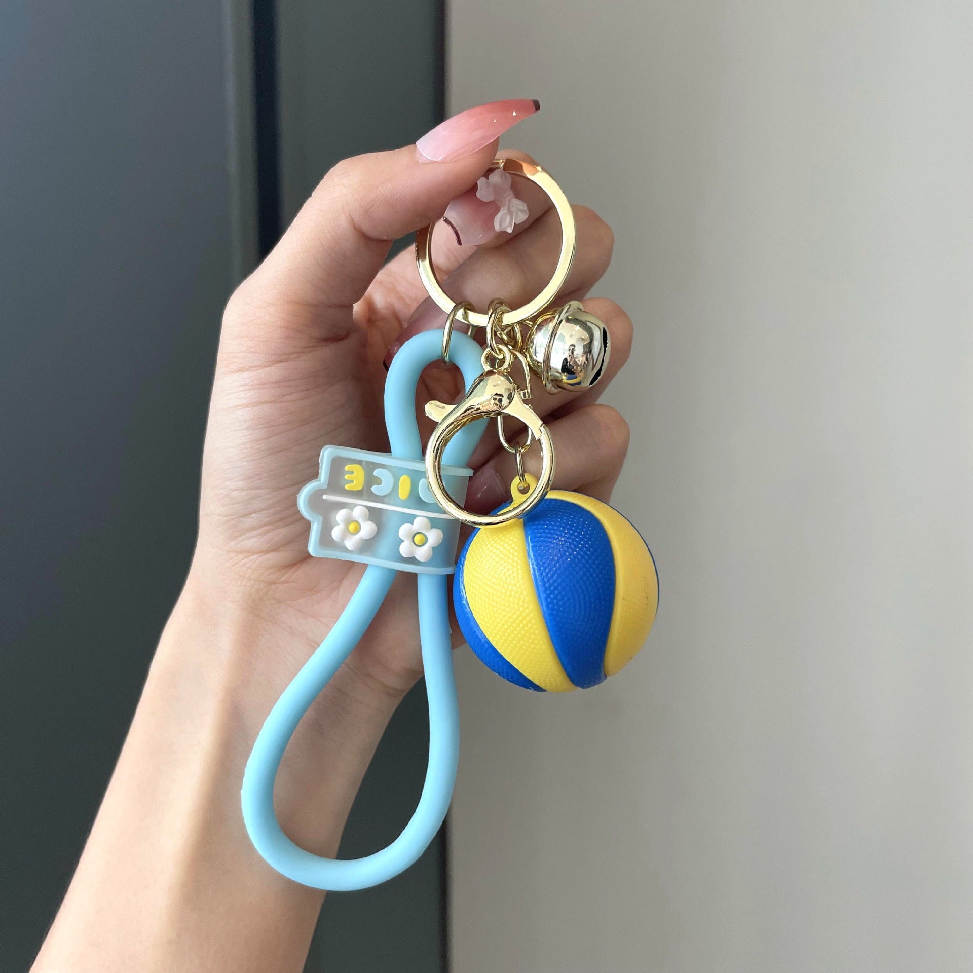 Wholesale PU Football Keychain